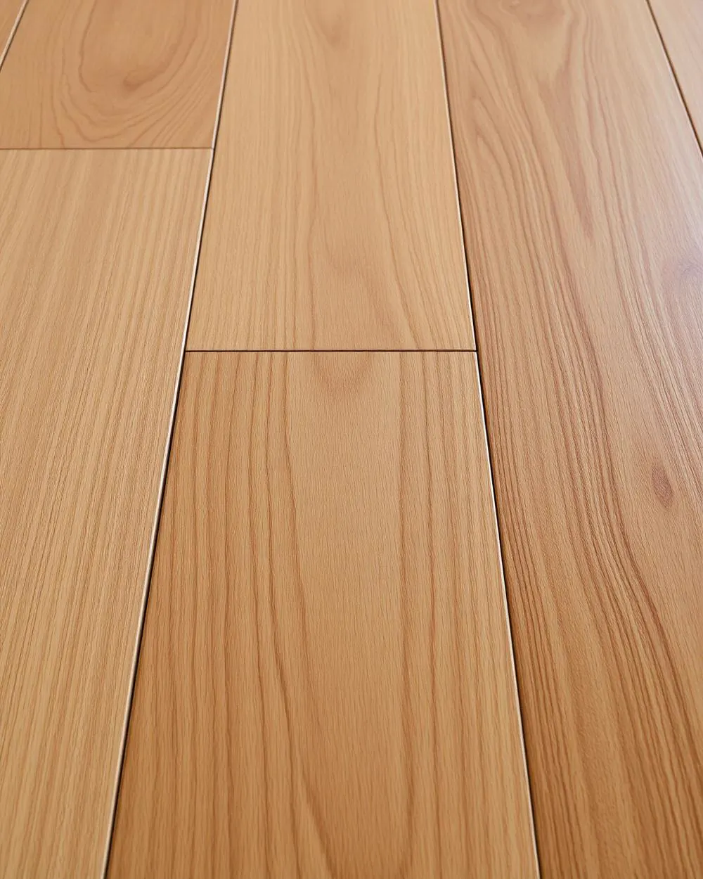 Dettaglio delle doghe di un parquet in rovere con finitura a olio (immagine dimostrativa)