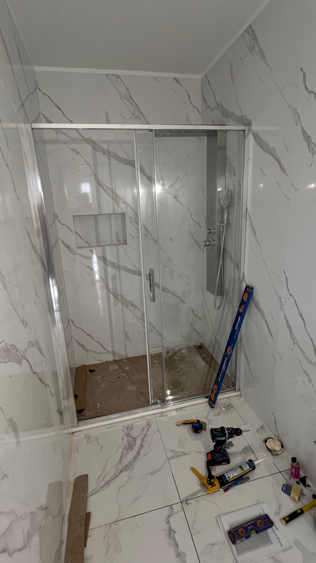 Box doccia marmo bagno Tenerife