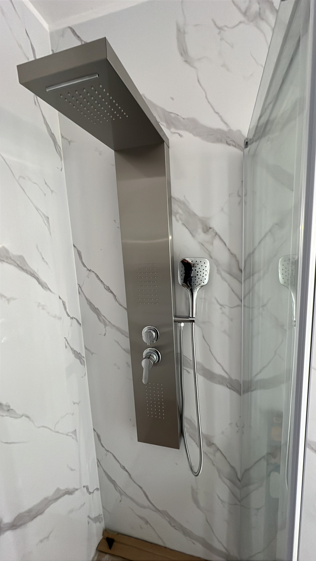 Colonna doccia inox marmo Tenerife