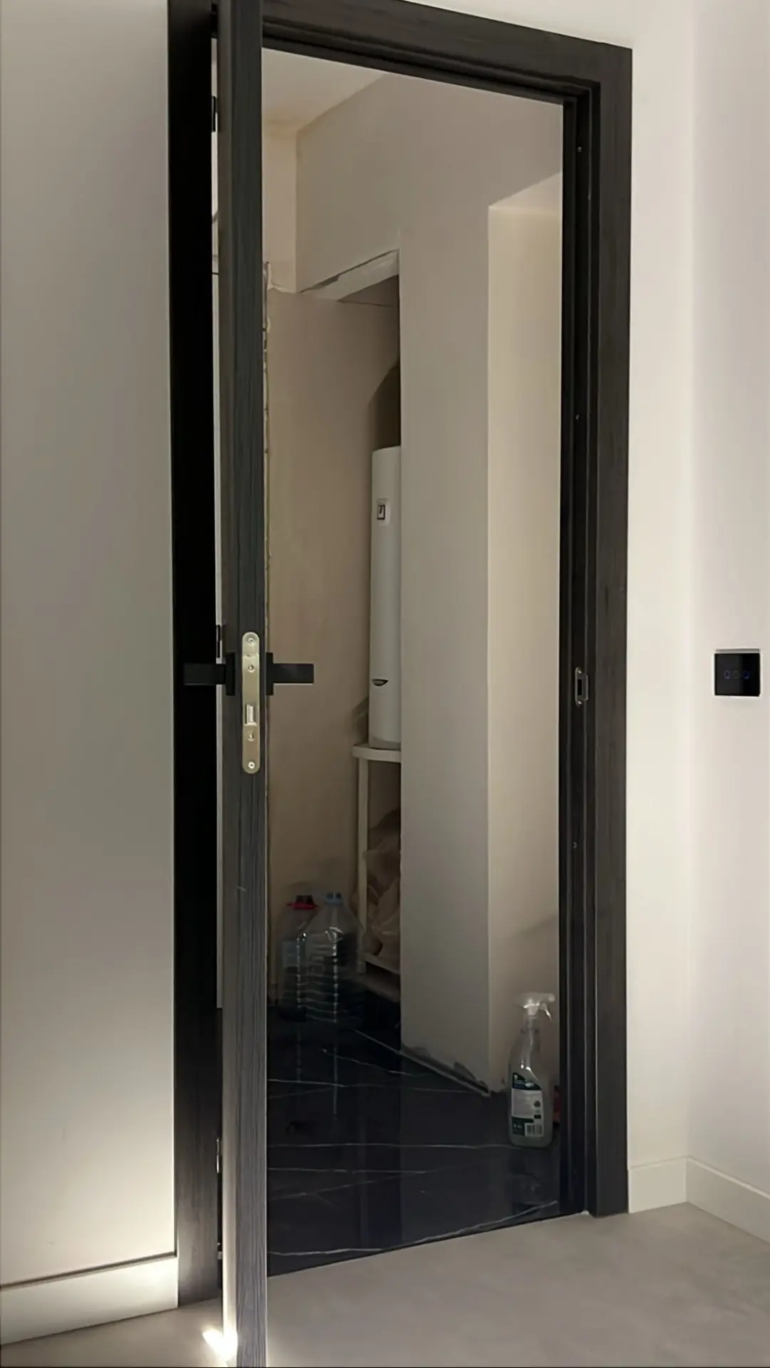 Porta vetro moderna
