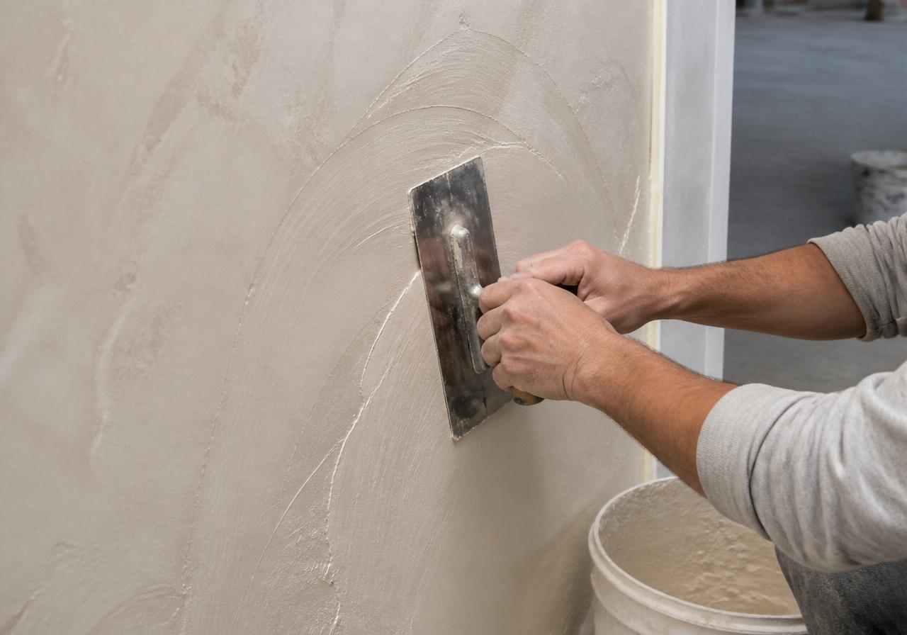 Mani applicano stucco veneziano Mani applicano stucco veneziano