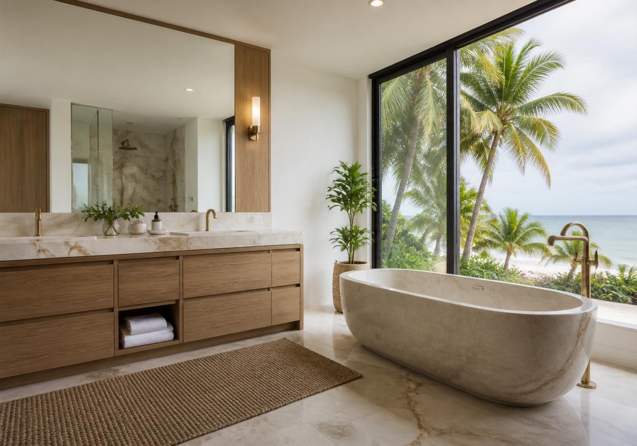 Bagno villa con vasca freestanding Bagno villa con vasca freestanding